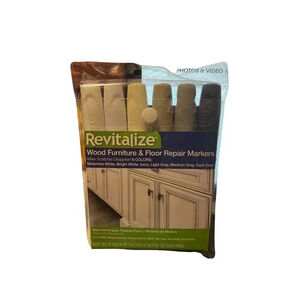 Revitalize Wood Furniture & Floor Repair Markers 6 Ct : White To Dark Gray